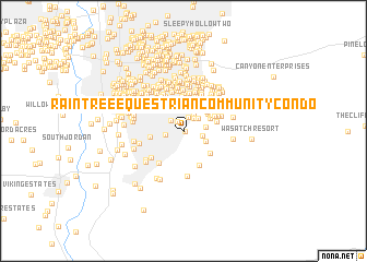 map of Raintree Equestrian Community Condo