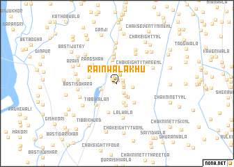 map of Rāinwāla Khu