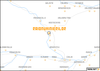 map of Raionu Minierilor