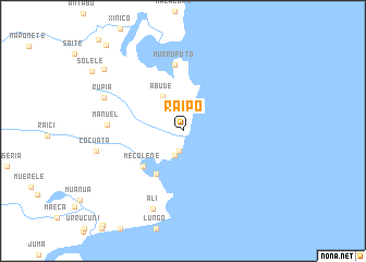 map of Raipo