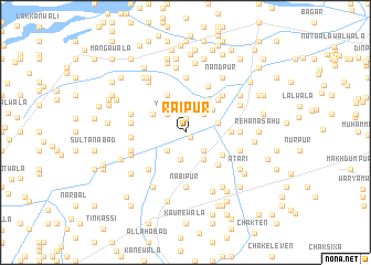 map of Rāipur