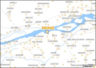 map of Rāipur