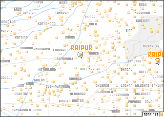 map of Rāipur