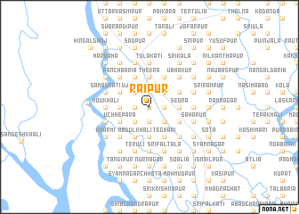 map of Rāipur