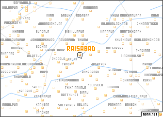 map of Raīsābād