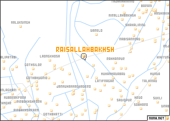 map of Rāīs Allāh Bakhsh