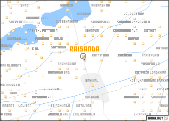 map of Raīsānda