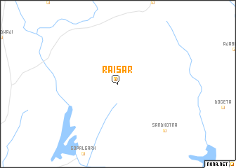 map of Rāisar