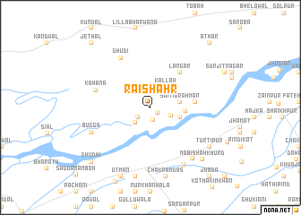 map of Rāi Shahr