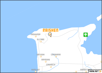 map of Raíshen