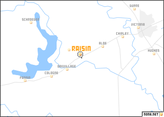 map of Raisin