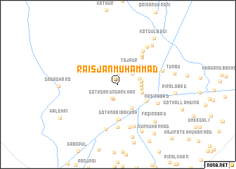 map of Raīs Jān Muhammad