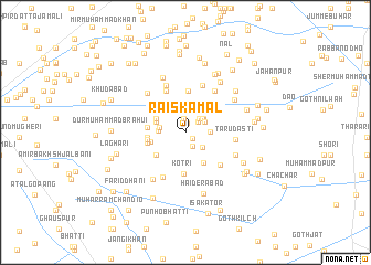 map of Raīs Kamāl