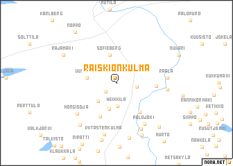 map of Raiskionkulma