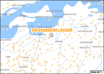 map of Raīs Mubārak Lakhan