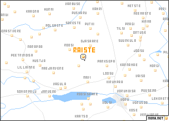 map of Raiste