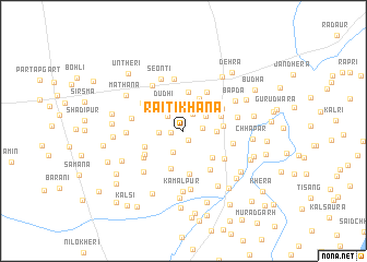 map of Rāi Tikhāna