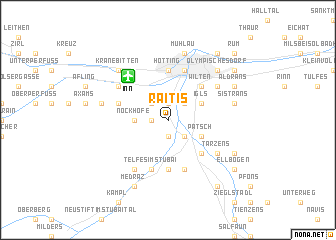 map of Raitis