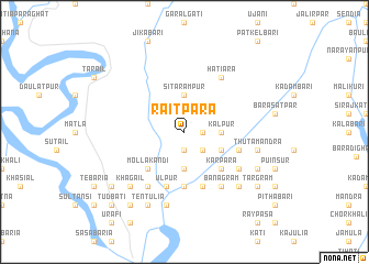 map of Rāitpāra