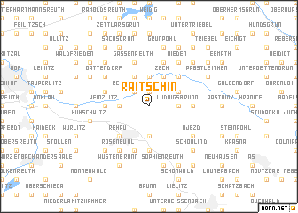 map of Raitschin