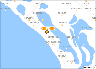 map of Raizada