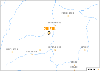 map of Raizal