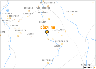 map of Raizuba