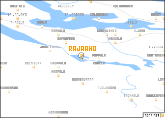map of Raja-aho