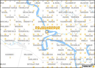 map of Rājādharpur