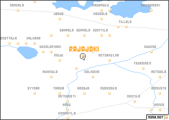 map of Rajajoki
