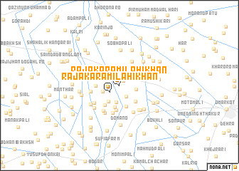 map of Rāja Karam Ilāhi Khān