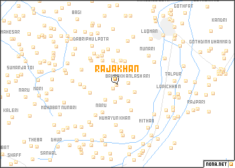 map of Rāja Khān