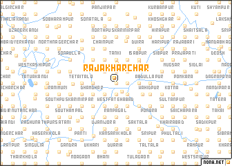 map of Rājākhārchar