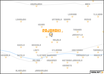 map of Rajamäki