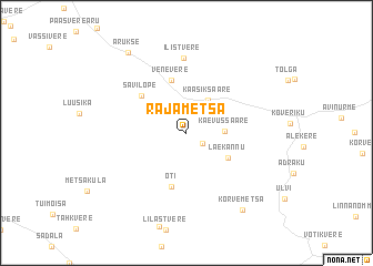 map of Rajametsa