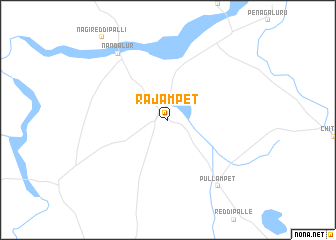 map of Rājampet