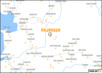 map of Raja Muda