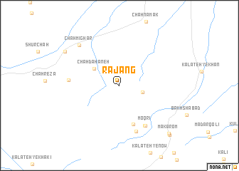 map of Rajang