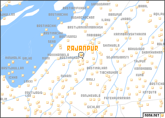 map of Rājanpur