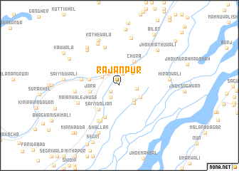 map of Rājanpur
