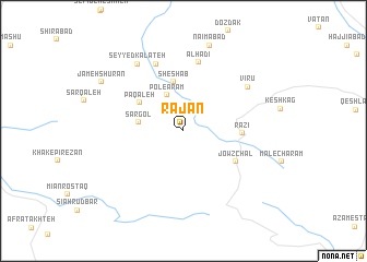 map of Rajan