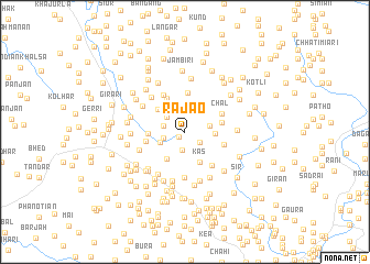 map of Rajāo