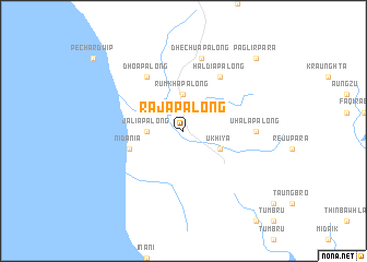 map of Rājāpālong