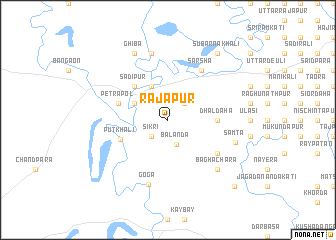 map of Rājāpur