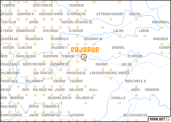 map of Rājāpur