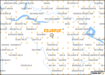 map of Rājāpur