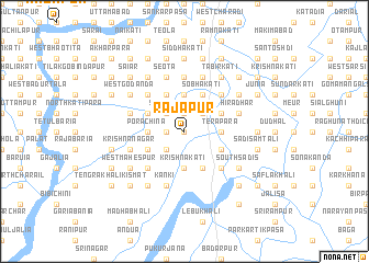 map of Rājāpur