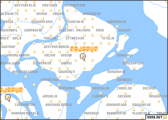 map of Rājāpur