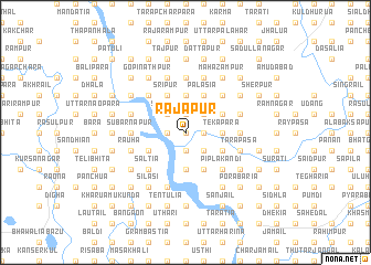map of Rājāpur