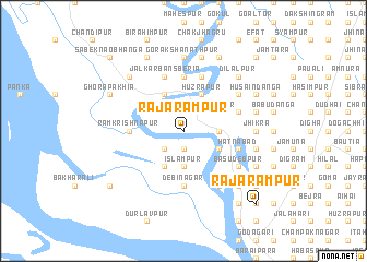 map of Rājārāmpur